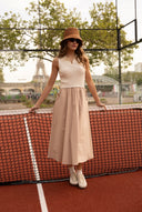 Long dress with pockets